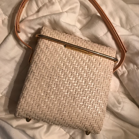 Ivory Wicker Rodo Bag - Picture 2 of 8